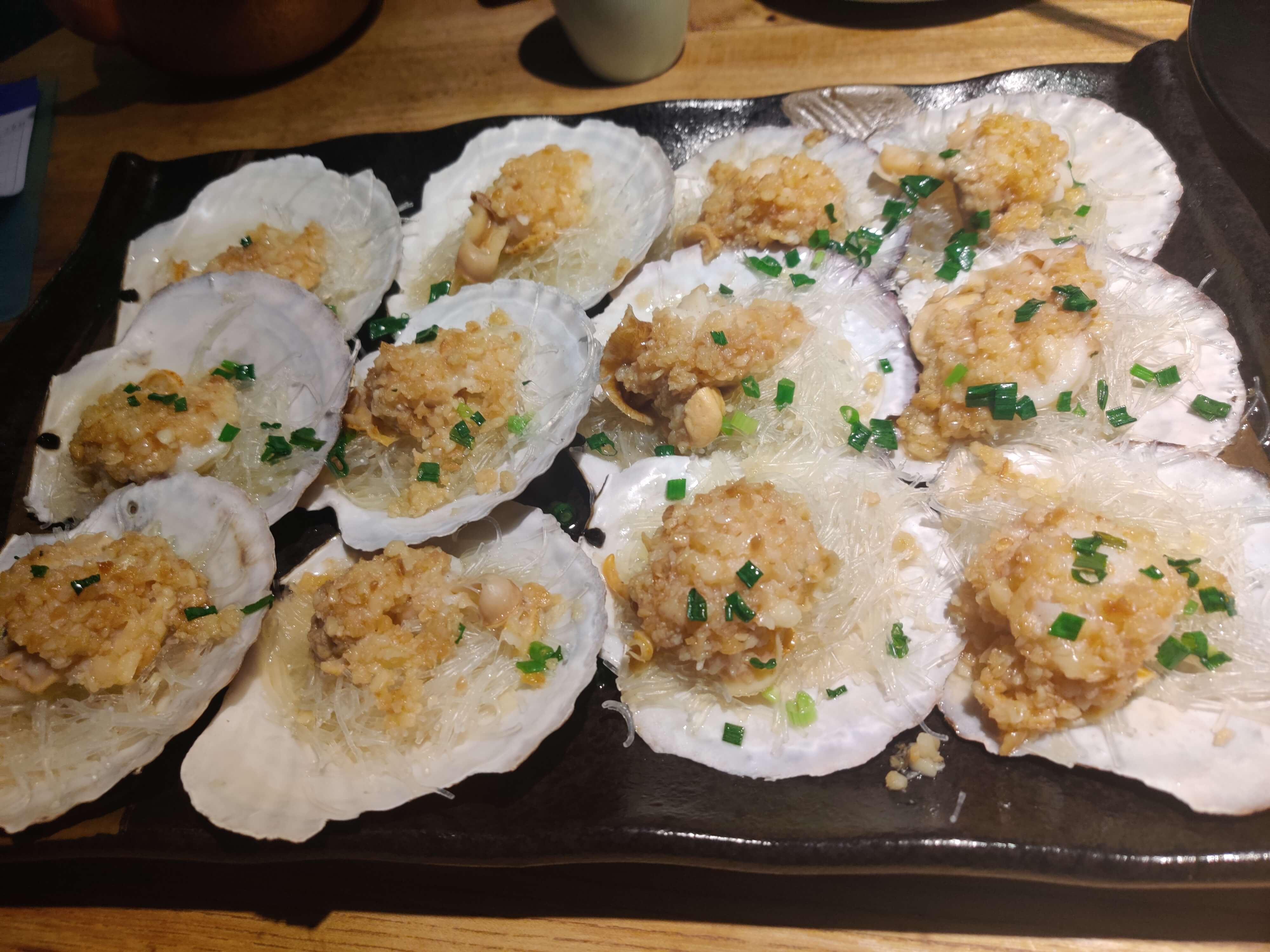 蒜蓉粉丝蒸元贝（6只）